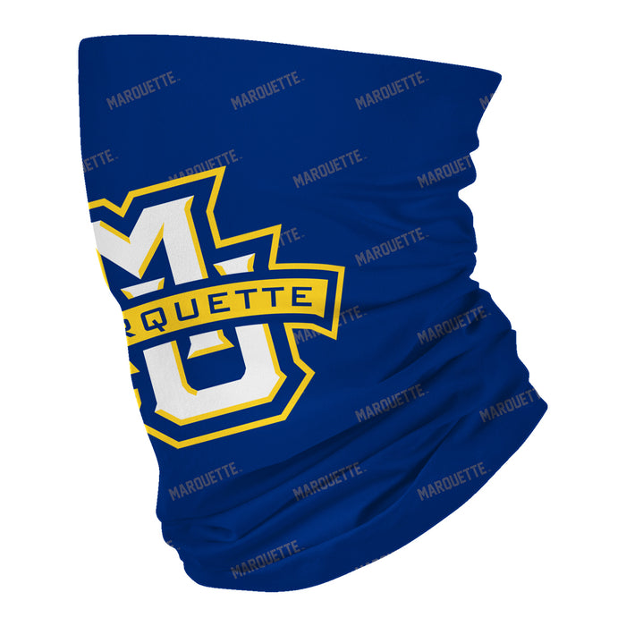 Marquette Golden Eagles Neck Gaiter Navy All Over Logo - Vive La Fête - Online Apparel Store