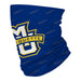 Marquette Golden Eagles Neck Gaiter Navy All Over Logo - Vive La Fête - Online Apparel Store