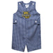 Marquette Golden Eagles Embroidered Navy Gingham Boys Jon Jon