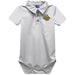 Marquette Golden Eagles Embroidered White Solid Knit Polo Onesie