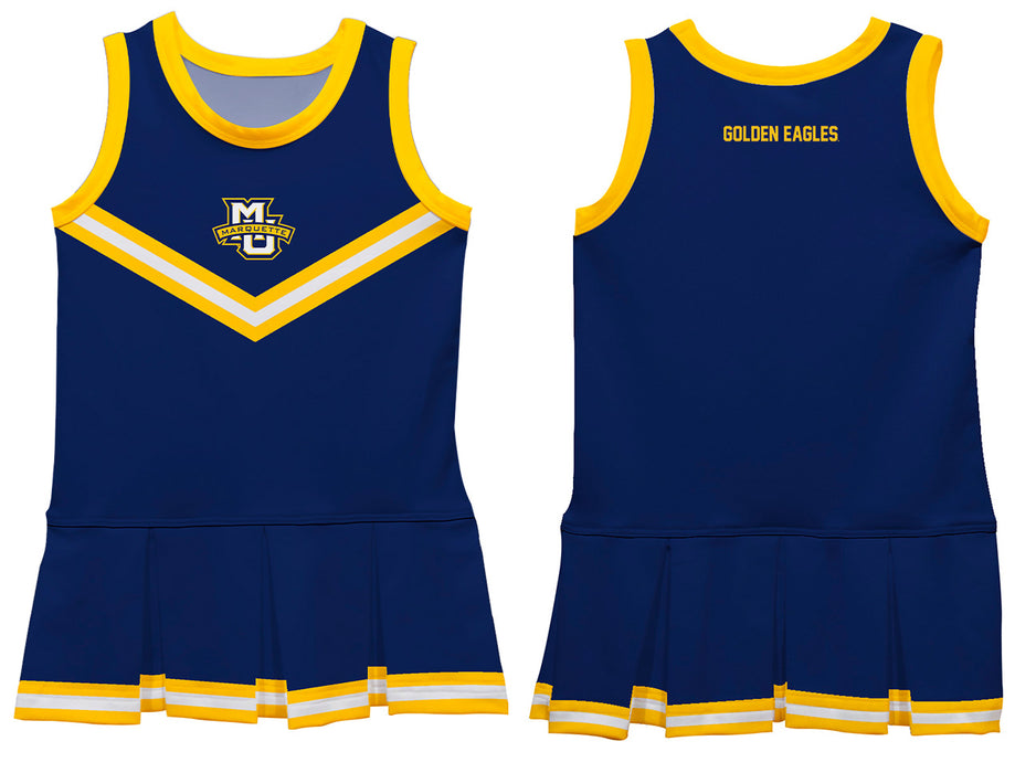 Marquette Golden Eagles Vive La Fete Game Day Navy Sleeveless Cheerleader Dress - Vive La Fête - Online Apparel Store