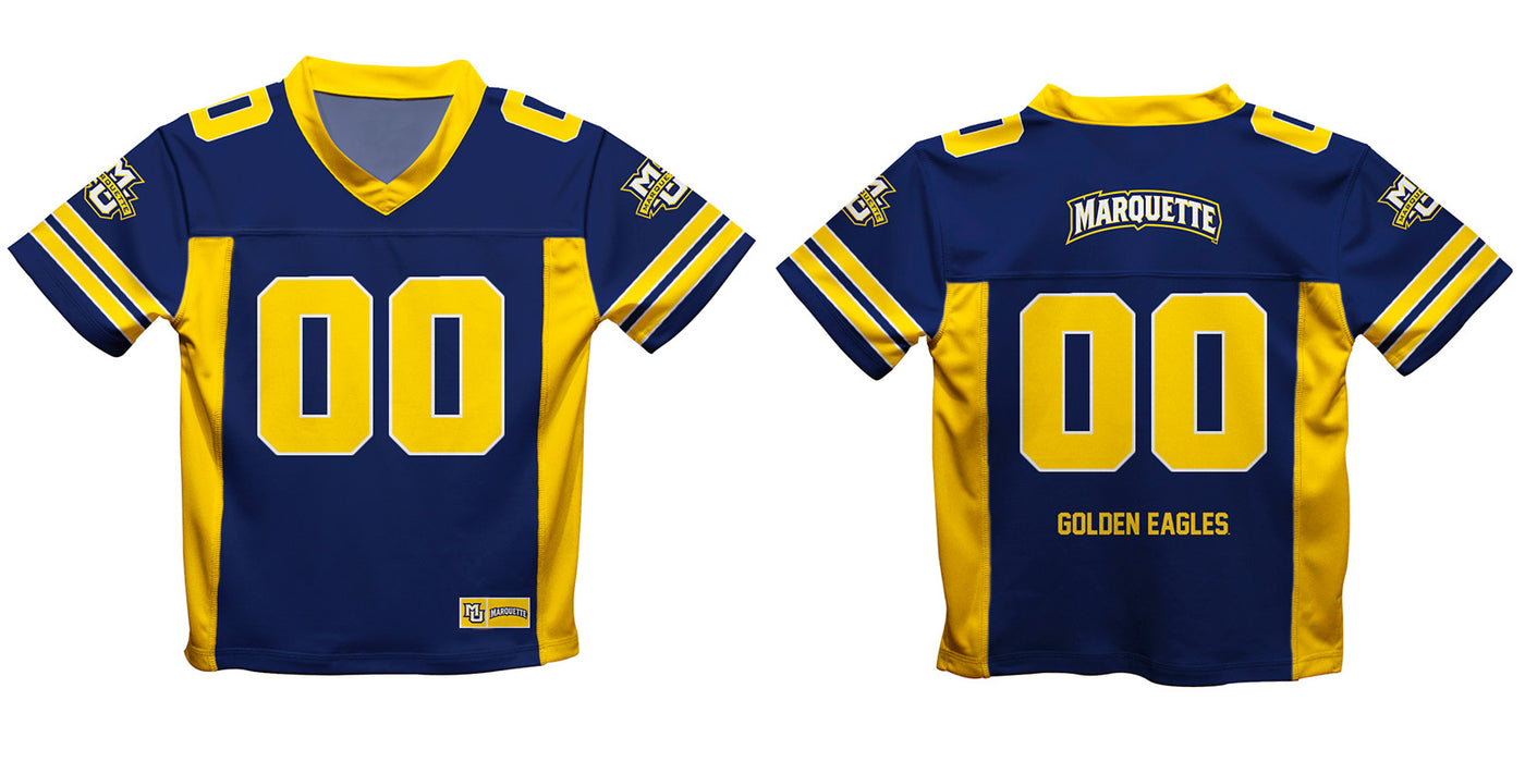 Marquette Golden Eagles Vive La Fete Game Day Navy Boys Fashion Football T-Shirt - Vive La Fête - Online Apparel Store