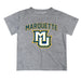 Marquette Golden Eagles Vive La Fete Boys Game Day V2 Heather Gray Short Sleeve Tee Shirt