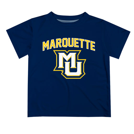 Marquette Golden Eagles Vive La Fete Boys Game Day V2 Navy Short Sleeve Tee Shirt
