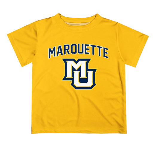 Marquette Golden Eagles Vive La Fete Boys Game Day V2 Gold Short Sleeve Tee Shirt