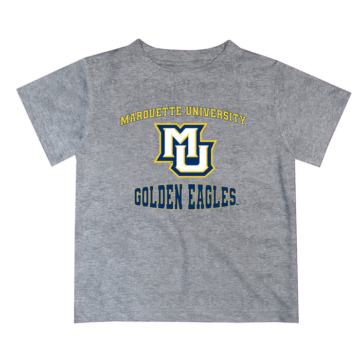 Marquette Golden Eagles Vive La Fete Boys Game Day V3 Heather Gray Short Sleeve Tee Shirt