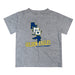 Marquette Golden Eagles Vive La Fete State Map Heather Gray Short Sleeve Tee Shirt