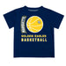 Marquette Golden Eagles Vive La Fete Basketball V1 Navy Short Sleeve Tee Shirt