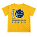 Marquette Golden Eagles Vive La Fete Basketball V1 Gold Short Sleeve Tee Shirt