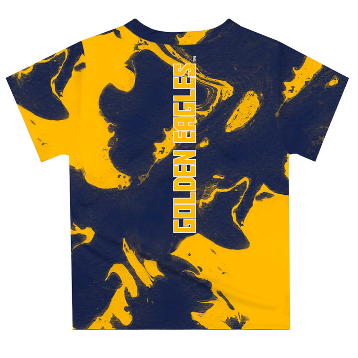 Marquette Golden Eagles Vive La Fete Marble Boys Game Day Navy Short Sleeve Tee - Vive La Fête - Online Apparel Store