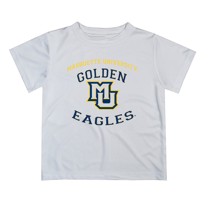 Marquette Golden Eagles Vive La Fete Boys Game Day V1 White Short Sleeve Tee Shirt