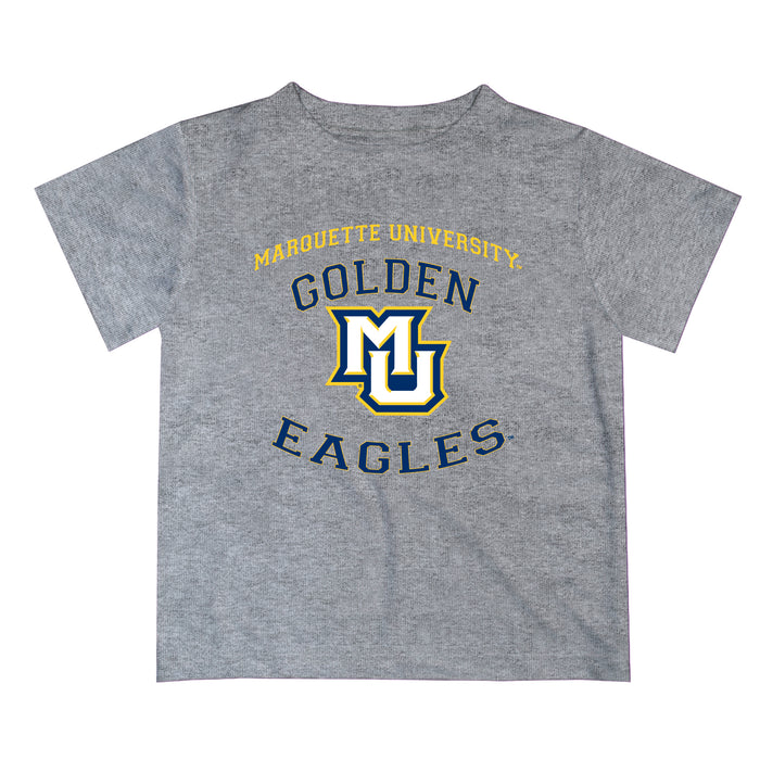 Marquette Golden Eagles Vive La Fete Boys Game Day V1 Heather Gray Short Sleeve Tee Shirt