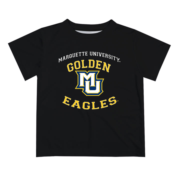 Marquette Golden Eagles Vive La Fete Boys Game Day V1 Black Short Sleeve Tee Shirt