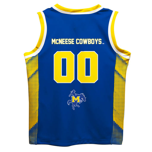 McNeese State University Cowboys Vive La Fete Game Day Blue Boys Fashion Basketball Top - Vive La Fête - Online Apparel Store