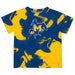 McNeese State University Cowboys Vive La Fete Marble Boys Game Day Blue Short Sleeve Tee