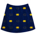 Mississippi College Choctaws Skirt Blue All Over Logo - Vive La Fête - Online Apparel Store