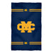 Mississippi College Choctaws Vive La Fete Game Day Absorvent Premium Blue Beach Bath Towel 51 x 32" Logo and Stripes" - Vive La Fête - Online Apparel Store