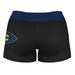 Mississippi College Choctaws Logo on Thigh & Waistband Black & Blue Women Yoga Booty Workout Shorts 3.75 Inseam" - Vive La Fête - Online Apparel Store