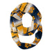 Mississippi College Choctaws Vive La Fete All Over Logo Game Day Collegiate Women Ultra Soft Knit Infinity Scarf