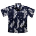 Mississippi College Choctaws Navy Hawaiian Short Sleeve Button Down Shirt