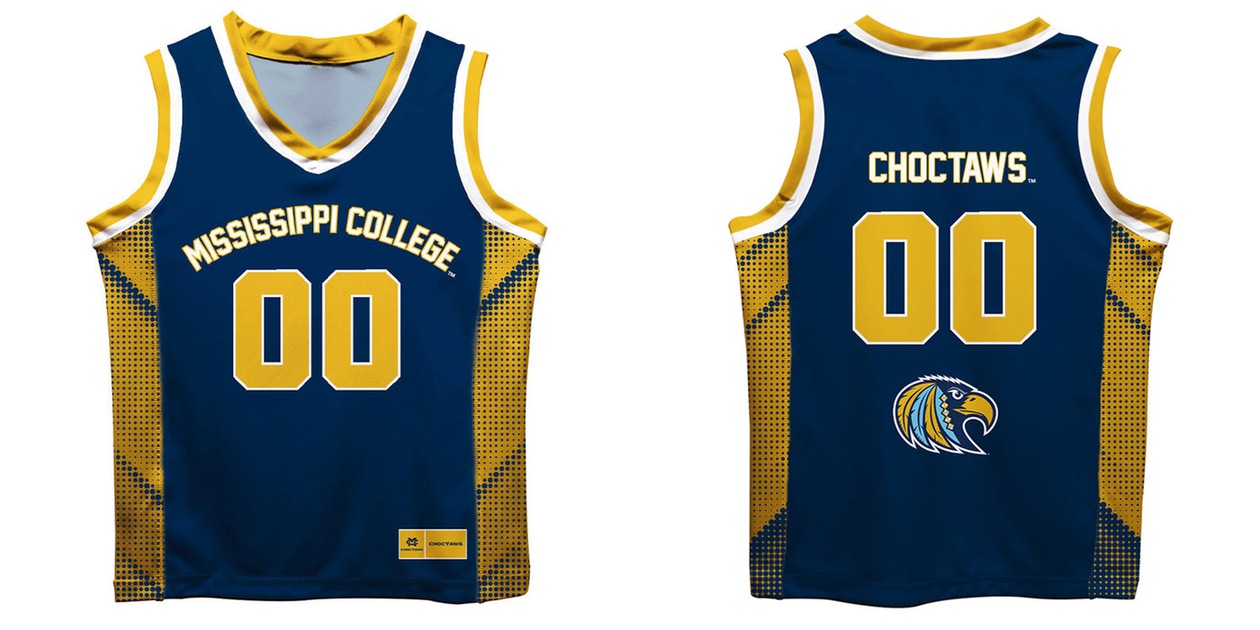 Mississippi College Choctaws Vive La Fete Game Day Blue Boys Fashion Basketball Top - Vive La Fête - Online Apparel Store