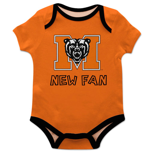 Mercer University Bears MU Vive La Fete Infant Game Day Orange Short Sleeve Onesie New Fan Logo and Mascot Bodysuit - Vive La Fête - Online Apparel Store