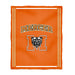 Mercer University Bears MU Vive La Fete Kids Game Day Orange Plush Soft Minky Blanket 36 x 48 Mascot