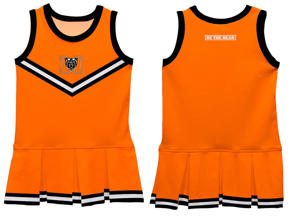 Mercer University Bears MU Vive La Fete Game Day Orange Sleeveless Cheerleader Dress - Vive La Fête - Online Apparel Store