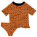 Mercer University Bears MU Vive La Fete All Over Logo Orange Long Sleeve Bikini Set