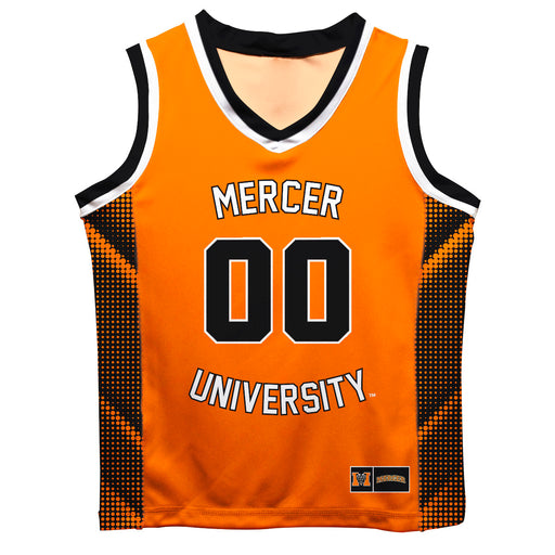 Mercer University Bears MU Vive La Fete Game Day Orange Boys Fashion Basketball Top