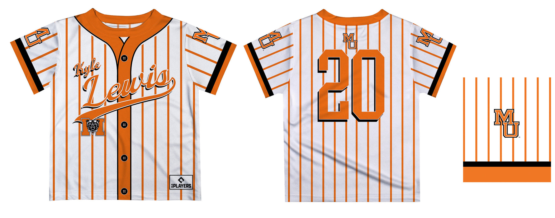 MLB Players Association Kyle Lewis Mercer University Bears MU MLBPA Officially Licensed by Vive La Fete T-Shirt - Vive La Fête - Online Apparel Store