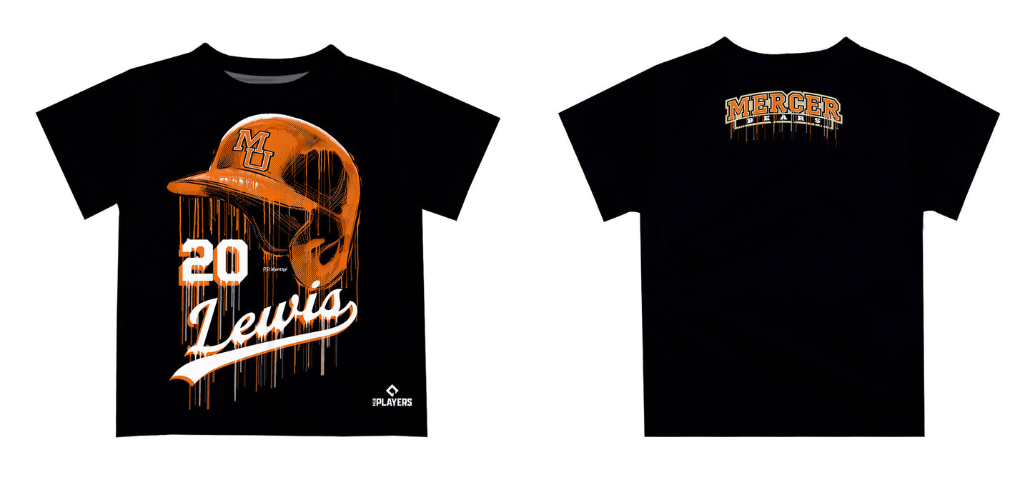 MLB Players Association Kyle Lewis Mercer University Bears MU MLBPA Officially Licensed by Vive La Fete Dripping T-Shirt - Vive La Fête - Online Apparel Store