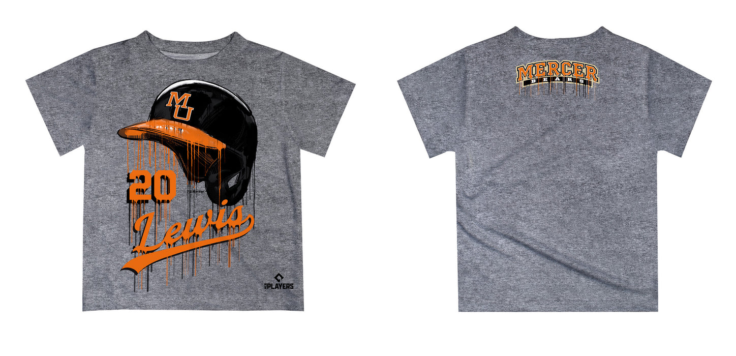 MLB Players Association Kyle Lewis Mercer University Bears MU MLBPA Officially Licensed by Vive La Fete Dripping T-Shirt - Vive La Fête - Online Apparel Store