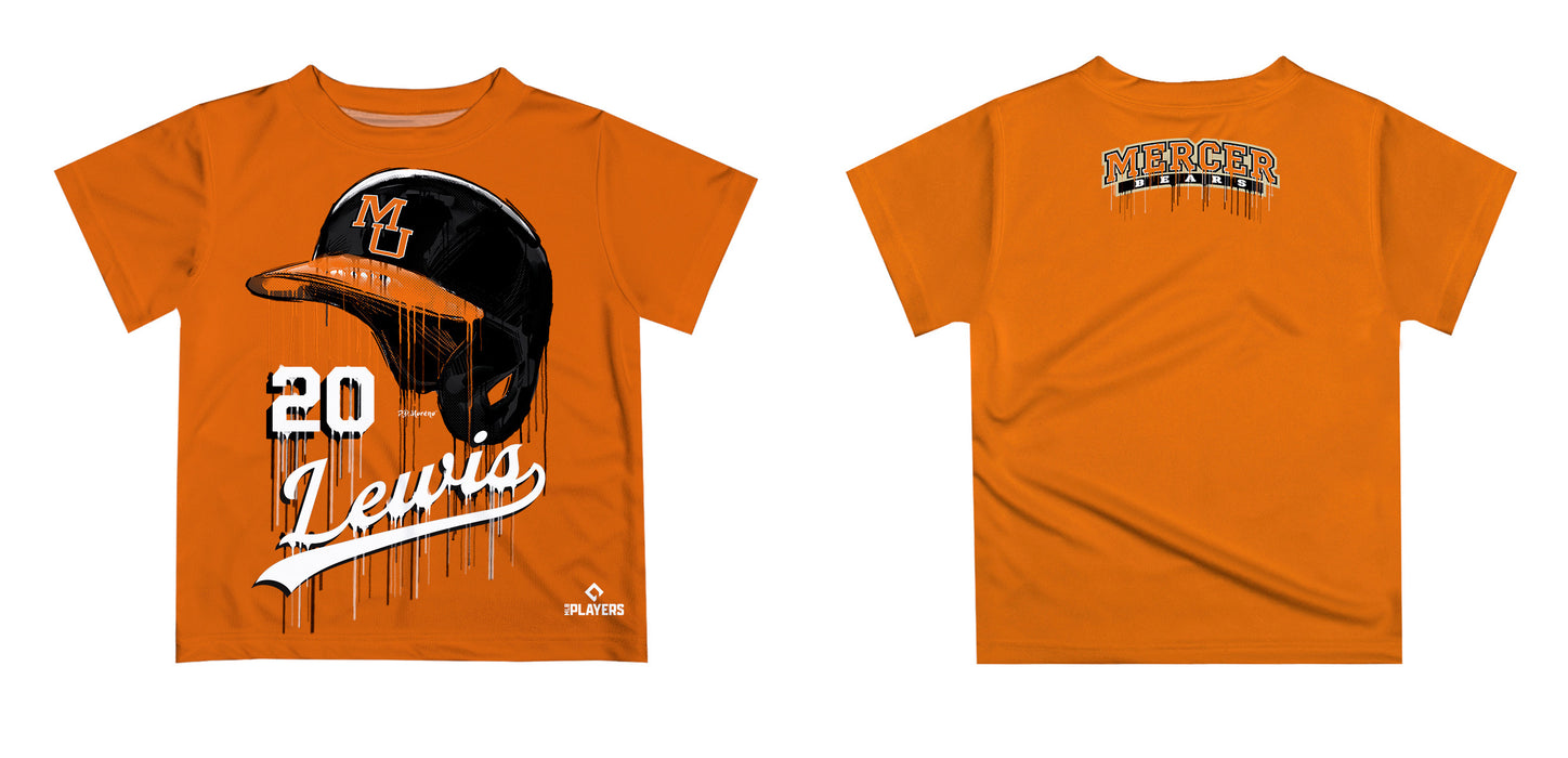 MLB Players Association Kyle Lewis Mercer University Bears MU MLBPA Officially Licensed by Vive La Fete Dripping T-Shirt - Vive La Fête - Online Apparel Store