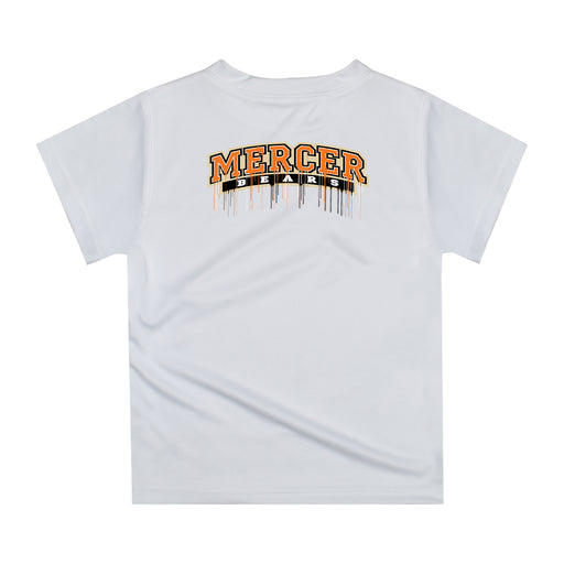 Mercer University Bears MU Original Dripping Baseball Hat Orange T-Shirt by Vive La Fete - Vive La Fête - Online Apparel Store