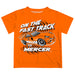 Mercer University Bears MU Vive La Fete Fast Track Boys Game Day Orange Short Sleeve Tee