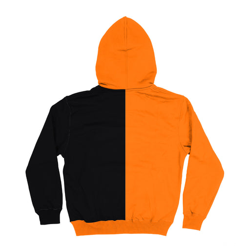 Mercer Bears MU Vive La Fete Color Block Womens Orange Black Fleece Long Sleeve Hoodie V2 - Vive La Fête - Online Apparel Store