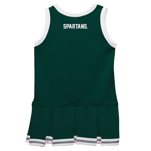 Michigan State Spartans Vive La Fete Game Day Green Sleeveless Youth Cheerleader Dress - Vive La Fête - Online Apparel Store