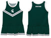 Michigan State Spartans Vive La Fete Game Day Green Sleeveless Youth Cheerleader Dress - Vive La Fête - Online Apparel Store