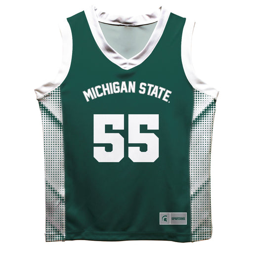 Michigan State Spartans Vive La Fete Game Day Green Boys Fashion Basketball Top V2