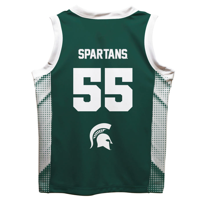 Michigan State Spartans Vive La Fete Game Day Green Boys Fashion Basketball Top V2 - Vive La Fête - Online Apparel Store