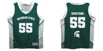 Michigan State Spartans Vive La Fete Game Day Green Boys Fashion Basketball Top V2 - Vive La Fête - Online Apparel Store