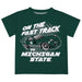 Michigan State Spartans Vive La Fete Fast Track Boys Game Day Green Short Sleeve Tee