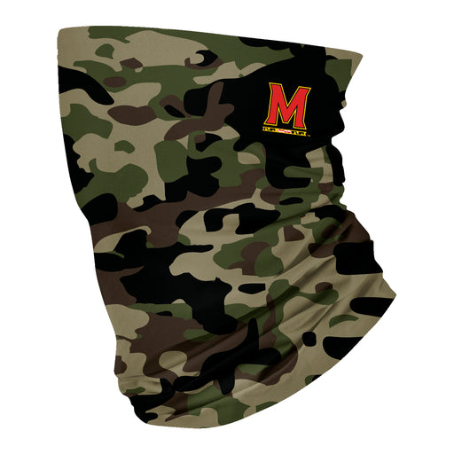 Maryland Terrapins Vive La Fete Camo Collegiate Face Cover Soft Camouflage Four Way Stretch Neck Gaiter - Vive La Fête - Online Apparel Store