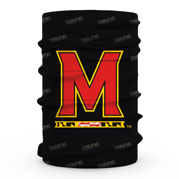 Maryland Terrapins Vive La Fete All Over Logo Game Day Collegiate Face Cover Soft 4 Way Stretch Neck Gaiter - Vive La Fête - Online Apparel Store