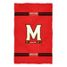 Maryland Terrapins Vive La Fete Game Day Absorvent Premium Red Beach Bath Towel 51 x 32" Logo and Stripes" - Vive La Fête - Online Apparel Store