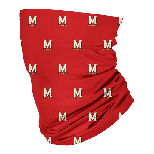 Maryland Terrapins Vive La Fete All Over Logo Game Day Collegiate Face Cover Soft 4-Way Stretch Two Ply Neck Gaiter - Vive La Fête - Online Apparel Store