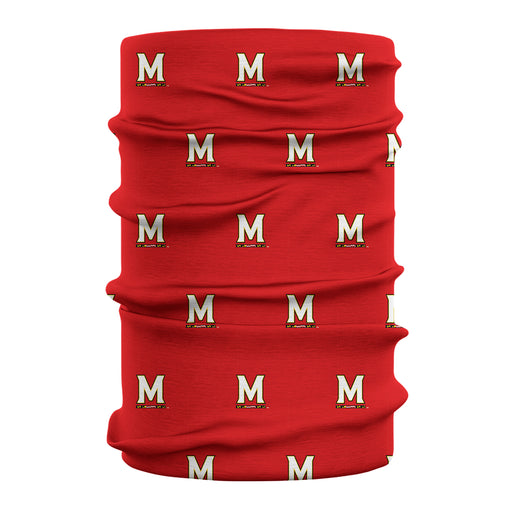 Maryland Terrapins Vive La Fete All Over Logo Game Day Collegiate Face Cover Soft 4-Way Stretch Two Ply Neck Gaiter - Vive La Fête - Online Apparel Store