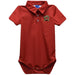 University of Maryland Terrapins Embroidered Red Solid Knit Polo Onesie