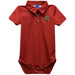 University of Maryland Terrapins Embroidered Red Solid Knit Polo Onesie